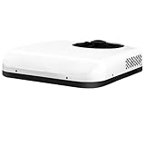 Aire Acondicionado 12v Blanco,aire Acondicionado Caravana Con Función De Control Remoto Con Función Frío Para MonovolúMenes, Camionetas, Autocaravanas, Camiones, VehíCulos AgríColas, Excavadoras(Cooli