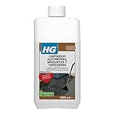 HG Limpiador de Alfombras, Moquetas y Tapicerías, Efecto Repelente de Suciedad, Elimina la Suciedad de la Mayoría de Tejidos, Rápido y Fácil, Producto 95 - 1L (151100130)