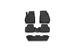 Element Alfombrillas Interior de Coche a Medida TPE Opel Zafira Tourer C 2012-2019, 5 Seats 5 pcs., Negro