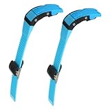 BCOATH 2 Piezas de Patines de Ruedas Azules con Correa de Energía Accesorios de Fijación Estables Y Resistentes para Zapatos de Patinaje