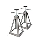 Cartrend Soporte de Apoyo para caravanas, Accesorios de caravanas, Juego de 2 Unidades, Aluminio, soporta hasta 900 kg