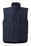 VELILLA 108; Chaleco acolchado multibolsillos; Color Azul Navy; Talla XXL