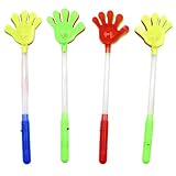 DINHEAROM 4piezas Badajos De Mano Divertidos para Celebraciones y Eventos Color Aleatorio