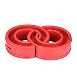 Yctze para Goma Amortiguador Separador de Resorte Absorb Shock Amortiguador de Coche 2pc TPE Rojo Amortiguador de amortiguación Amortiguador de Resorte Amortiguador Tipo A-F Amortiguador Amortiguado