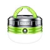 Blukar Lámpara Camping, Portátil Linterna de Camping LED con 3 Modos de lluminación y Super Imán para Camping, Senderismo, Pesca