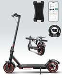 QnQ - Patinete eléctrico para adultos, motor de 250 W, neumático antipinchazos de 8,5 pulgadas, batería 7,8 Ah, 3 modos de velocidad, plegable, máximo 25 km/h, doble freno, con app, capacidad 120 kg