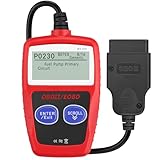 AUTOUTLET Herramienta OBDII Diagnóstico OBD2, OBD2/EOBD, Lector de códigos de Avería, Escáner con Indicación de Definición, Soporta10 Idiomas