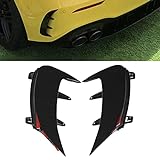 Deror 2 Piezas, alerón de Parachoques Trasero, Guardabarros de Repuesto para Parachoques Trasero de Coche para Mercedes-Benz Clase A W177 AMG Line 2018+