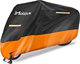 Maizjok Funda Moto Impermeable, Cubierta Moto Exterior Interior, Cubre Moto 210D Poliéster Capa Protector Lluvia y UV para Moto Calle/Deportiva/Aventure/Cruiser/Touring XXL Grande (275x105x125 cm)