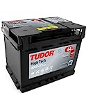 Tudor TA640 Batería de coche Tudor 64Ah 640A, Gama High Tech, para Automóvil de turismo