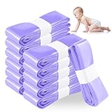 GIBOHOM 12 Recambios Contenedor de Pañales, Recambios de Papelera Pañales Bebe 4 Capas Engrosadas, Bolsas de Contenedor Pañales Compatibles con AngelCare, Litter Locker (Compatible con Todos）