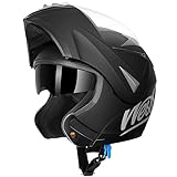 Westt Casco Moto Modular Certificado ECE-R 22.06 Cascos integrales de Moto Hombre y Mujer, con Doble Visera, para‌ Chopper, ciclomotor, Scooter