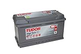 Tudor TA1000 Batería de coche de Plomo Calcio 100Ah 900A, Gama High Tech, para Automóvil de turismo