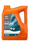 REPSOL aceite lubricante sintético para moto RACING 4T 10W-50 4L