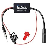 Amplificador de Señal de Radio para Coche - Adaptador de Antena FM+Am - Mejora La Recepción de Radio - Amplificador Antena Coche, Compatible con Varios Vehículos Car Radio Antena Amplifier