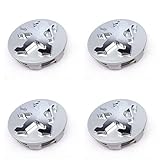 Juego de 4 tapas para llantas de aleación, para Peugeot, 60 mm