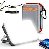 Eventek Lampara Camping 4000LM, 20000mAh Lampara Camping Recargable, 4 Modos IPX5 Impermeable Luz Camping Más de 144 Horas de Duración de La Batería para Camping, Emergencia