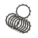 Pexorina Juego de Placas de fricción de Embrague for Motocicleta Hyosung TE450 GT650 GT650S GT650R GT650i GV650 Aquila I ST700 ST700I GT GV TE 450 650 Kit de Placa de Embrague