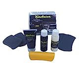 KITAUTOS Kit restaurador Volantes de Piel y plastico Color Negro.