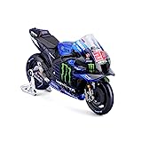 Maisto - 1/18 MOTO GP RACING - Yamaha Factory #20 Fabio Quartararo - NUEVA FA 2022 - Coche en miniatura para niños - Reproducción a escala