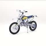 Maisto 1/12 Moto Special Edition - Husqvarna FE 501 - Bleue et Blanche