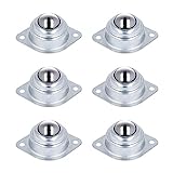 Transferencia a Bola,Tianher 6 Piezas Transferencia Bola Rodamientos Rodillo Transporte para Transmisión Muebles Silla de Rueda para Sistemas Potencia Maquinaria Procesamiento y Embalaje.