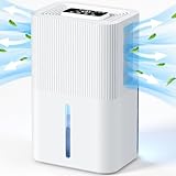 Deshumidificador Eléctrico 2700ml, Deshumificadores de humedad Ultra Silencioso con Modo de Suspensión y Función de Apagado Automático, ara el Dormitorio,Baño, Armario