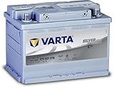 E39 Varta Bateria de coche de Plomo-ácido, AGM 70Ah 12V Bateria de vehiculo para Automóvil de turismo