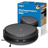 Tapo RV20 MAX – Robot Aspirador y Friegasuelos 4 en 1, Ultrasucción 5300Pa, Navegación LiDAR MagSlim, Limpieza Inteligente IQ+, Diseño Ultrafino 83mm, Limpieza Personalizable con App, Alexa y Google
