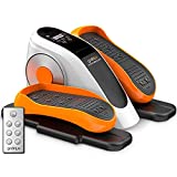 gridinlux® | Mini Eliptica Trainer Legs ELLIPTIC | Ejercitador de piernas | Pedaleador eléctrico estático | Ejercicio en casa | 2 direcciones | 5 velocidades | Mando