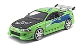 Fast & Furious Coche de réplica Fundido a presión del Mitsubishi Eclipse del 1995 a Escala 1:24, Unisex niños