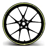 Pegatina del borde de la llanta 16 partes adecuado para 16“ 17” 18” 19” para el coche y la motocicleta