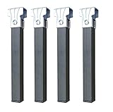 Imex El Zorro - Juego 4 Patas para Somier Sin Ruedas | 370x30x30 mm | Resistente y Estable para Somieres