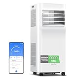 COMFEE Pingüino Aire Acondicionado Portátil 9000 BTU/2300 Frigorías Breezy Cool Pro – Climatizador sin unidad exterior, Bajo Consumo, App Control y Kit de Ventana – Refrigera, Ventila y Deshumidifica