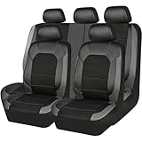PARIE Funda Asiento Coche para Mitsubishi ASX 2011 2012 2013 2014 2015 2016, Cómodo y Transpirable Protector Delanteros Traseros Juegos Cubreasientos Accesorios,A/Black