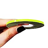 4R Quattroerre.it 10460 Franjas Trim Tiras Adhesivas para Coche, Amarillo Neón, 3 mm x 10 MT