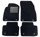 Alfombrillas para Opel Insignia A Restyling de 2013 a 2017 a Medida, Antideslizantes, talonera de Goma Reforzada, Botones de fijación