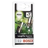 Bosch P21W Longlife Daytime Lámparas para vehículos, 12 V 21 W BA15s, Lámparas x2