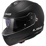 LS2, Casco Moto Modular Strobe II Matt Black, M