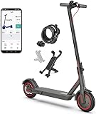 Patinete eléctrico Plegable para Adultos de 8,5" / Batería de Clase A de 10,4Ah / Autonomía 25~35Km / Conexión App/con Cerradura y Soporte para teléfono