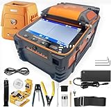 Elfcam® - Soudeuse Fibra Óptica Ai9 Kit, Tipo Alinaje - Corazón de corazón, 6 Motores, Iluminación y Photometro Integrado, Pantalla táctil para FTTH & FTTx