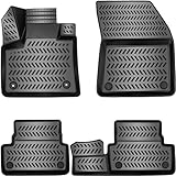ELMASLINE Juego de alfombrillas de goma 3D para Peugeot 3008 2 2017-2024 | No encaja en Plug in Hybrid | Juego de alfombrillas con borde alto – Accesorios