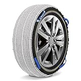 Michelin SOS9 Grip. Cadenas de Nieve Textiles. Rápido y fácil de Instalar y Desmontar.