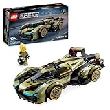 LEGO Speed Champions Superdeportivo Lamborghini Lambo V12 Vision GT Coche de Carreras de Juguete, Maqueta de Gran Turismo, Regalo para Niños y Niñas de 10 Años o Más Fans del Videojuego 76923