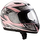 protectWEAR Casco de moto para niños rosa SA03-PK - S