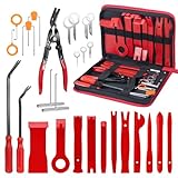 MumdoYAL 28 Stück Herramientas Coche,Herramientas Taller Mecanico,Kit Herramientas Coche,Zubehör Befestigung Clips Removal Reparatur Werkzeuge