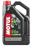 MOTUL Aceite Moto, 5100 4T 10W50, 4L