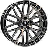 Llanta MB Design KV4 7.5Jx18 ET45 5x108 Rauchschwarz glänzend poliert compatible con Peugeot 3008 508