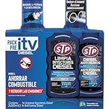 STP - PACK PRE-ITV DIÉSEL - Limpia inyectores diésel + Antihumos diésel - Reduce emisiones, ahorra combustible y recupera el rendimiento, 200 ml, El embalaje puede variar