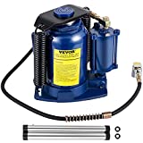 VEVOR Gato neumático e hidráulico de botella de 32T gato elevador de automóvil de doble operación con bomba manual para reparaciones de camiones, autocaravanas, talleres, garajes, viajes por carretera
